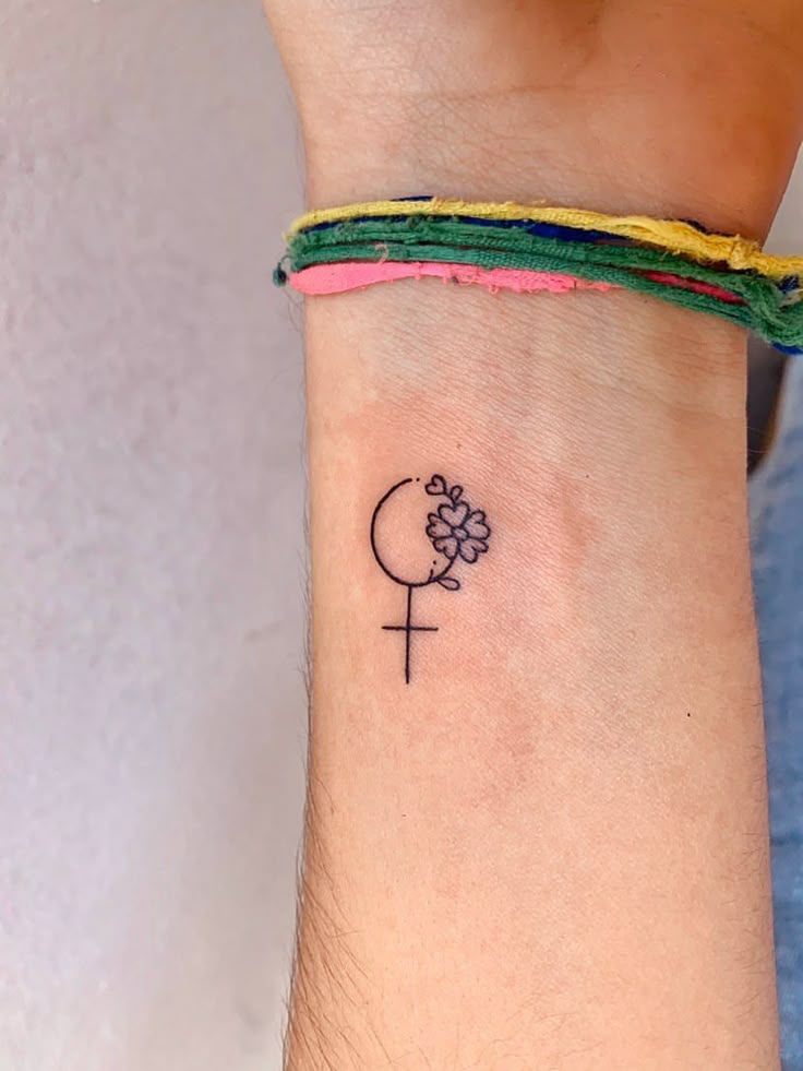 Feminine power symbol